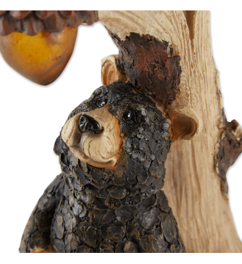 BLACK BEAR SOLAR STATUE