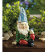 CHEERY GNOME SOLAR STATUE