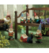 CHEERY GNOME SOLAR STATUE