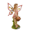 SOLAR PINK FAIRY GARDEN FIGURINE