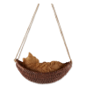 NAPPING CAT ON HAMMOCK FIGURINE
