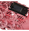 FLAMINGO LEANING SOLAR METAL STATUE