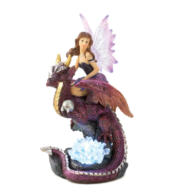 DRAGON RIDER FIGURINE