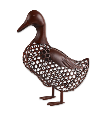 CHICKEN WIRE DUCK SCULPTURE