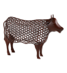 CHICKEN WIRE COW SCULPTURE