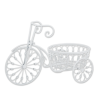 WHITE BICYCLE PLANTER