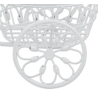 WHITE BICYCLE PLANTER