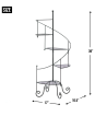 SPIRAL SHOWCASE PLANT STAND