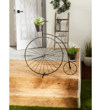 OLD-FASHIONED BICYCLE PLANT STAND